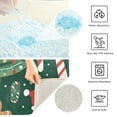 thumbnail image 3 of Yayeee Bath Rug for Bathroom Floor Non Slip Rectangle Fluffy Soft Absorbent Mat, 16"x24", Brown Christmas Gingerbread, 3 of 7