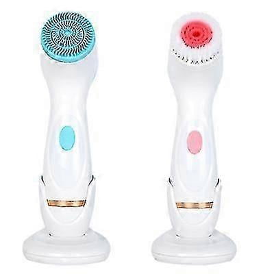 3 in 1 Electric Facial Cleansing Brush, Soft Bristle Electric Facial Cleanser Pore Cleaner Facial Cleanser