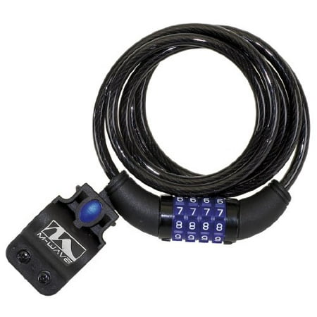M-Wave Spiral Combination Cable Bike Lock