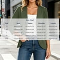 thumbnail image 3 of LNWUY Women's Lightweight Open Front Cardigans Short Sleeve Solid Color Casual Stretch Soft Knit Cardigan Sweaters Green XL, 3 of 9