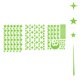 thumbnail image 4 of Pegatinas de pared fluorescentes adhesivas estrellas brillantes y decoración de luna calcomanías de pared de techo brillantes para habitaciones de niños Noticed HA001760-01, 4 of 6