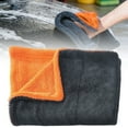 thumbnail image 2 of 2 Pcs Microfiber Towels for Cars, Drying Towels with Absorbency, Scratch Free Wash Towels for Detailing, Microfiber Cleaning Cloth Towel Kit, 15.7 x 23.6 Inch Gray, 2 of 5