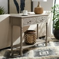 thumbnail image 3 of SAFAVIEH Josie French 2-Drawer Taupe Wood Rectangle Console Table (35.5 in. W x 13 in. D x 29.5 in. H), 3 of 16