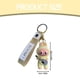 thumbnail image 3 of Labubu Original Labubu Pop Mart Keychain Cute Doll Student Backpack Pendant, Cute Cartoon Character Design Beige, 3 of 3