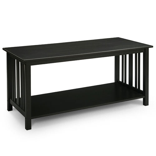 Mission Style Coffee Table Black Walmart Com Walmart Com