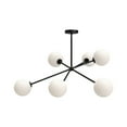 thumbnail image 5 of Alora Lighting Ch549640op Cassia 6 Light 40" Wide Chandelier - Black, 5 of 7