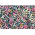 thumbnail image 4 of SKYSONIC Bath Mats Toiletry Mat Dense Flower Print, Fluffy Plush Absorbent Bath Rugs Carpet with Non Slip Bottom for Bathroom Floor Toilet Tub and Shower, 4 of 7