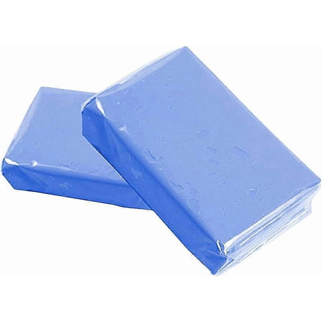 Car Clay Bar,100g Professional Car Cleaning Paste Magic Clay Bar for Vehicle Car Remove Sludge, to eliminate paint detergents and insect remains(2 Pcs
