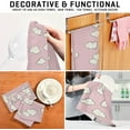 thumbnail image 7 of SKYSONIC Kitchen Dish & Tea Towel Pink Cloud Sky Reusable Cloths for Cooking and Drying Dishes for Home Kitchen Cleaning, 28x18in-6 PCS, 7 of 7