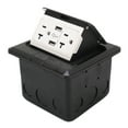 thumbnail image 1 of Power Strip, Waterproof 2.5V 4.8A USB 3 Hole US Standard Socket Stainless Steel PC US Standard Outlet Table Connection Box 20A AC 125V  For Office, 1 of 8