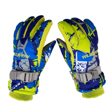 

Hunpta Winter Gloves For Kids Winter Kids Ski Gloves Boys And Girls Warm Lining Snow Waterproof Windproof Cold