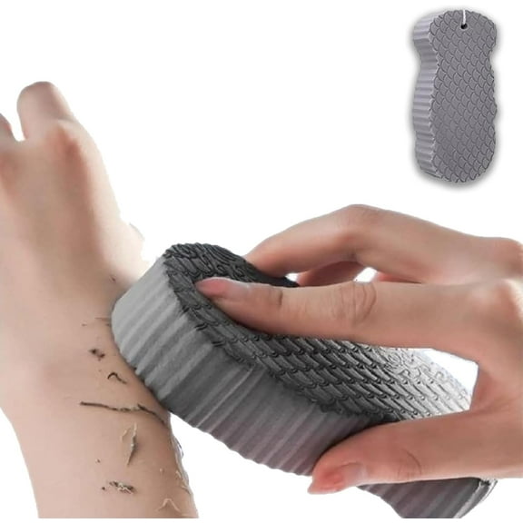 Magic Exfoliating Body Scrubber,3D Super Soft Exfoliating Bath Sponge, Skin Friendly and Reusable for Adults Women and Men