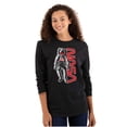 thumbnail image 3 of Retro Astronaut NASA Worm Logo Unisex Plus Size Long Sleeve Tee Shirt Brisco Brands 3X, 3 of 5
