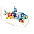 thumbnail image 5 of Ocean Animal Building Blocks Set: 12 Playful Creatures Or a Giant Shark, Suitable for Ages 6-8, ABS Material, 5 of 5