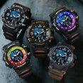 thumbnail image 5 of Men Watch Sport Waterproof Led Light Alarm Clock Dual Time Display Week Auto Date Wristwatches 8049 Quartz Watches Sports Time - Quartz Wristwatches, 5 of 6