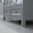thumbnail image 6 of Isla 48" Marble Countertop Single Vanity w/Mirror Gray, 6 of 9