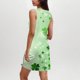 thumbnail image 4 of Vestido de dormir largo para mujer, moderno, informal, estampado, con bolsillos, sin mangas, con cuello de jardín, 4 of 8