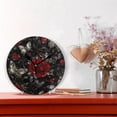 thumbnail image 2 of YAZAOO Decorative Wall Clock Size：25cm Midnight Garden Whispers Design Pattern Clock, 2 of 10