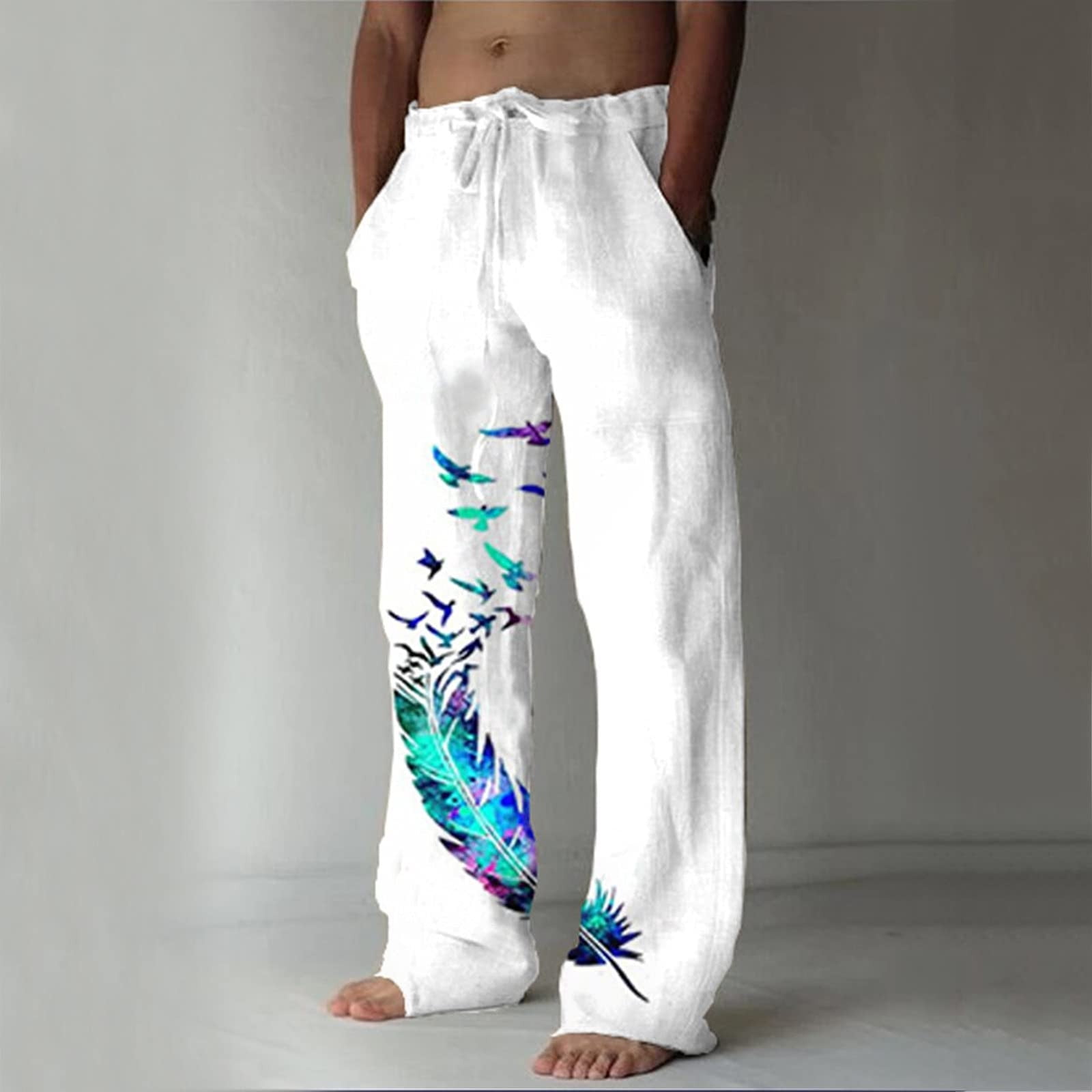 Linen Yoga Trousers