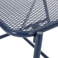 thumbnail image 6 of 13"H Side Table Navy Blue Iron Patio Table for Casual Outdoor Living, 6 of 6