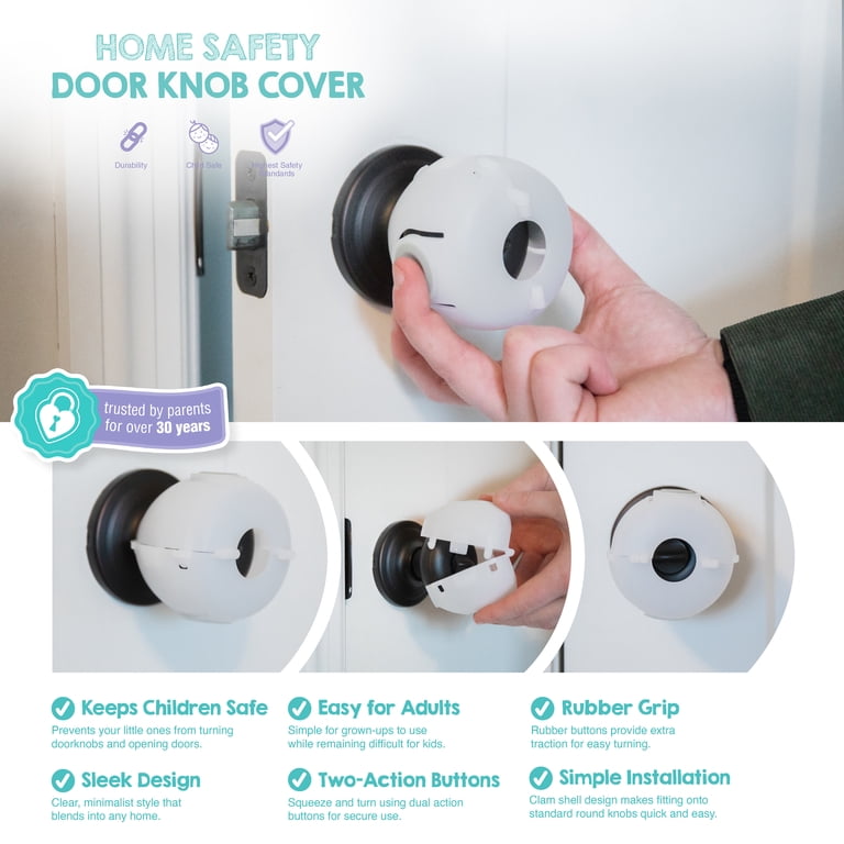 Regalo Door Knob Covers for Child Safety, 3 Pack photo 4