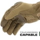 thumbnail image 2 of Guantes tácticos Mechanix Wear M-Pact para hombre, color marrón (talla L), 2 of 7