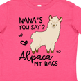 thumbnail image 4 of Inktastic Nana's You Say Alpaca My Bags Boys or Girls Toddler T-Shirt, 4 of 5