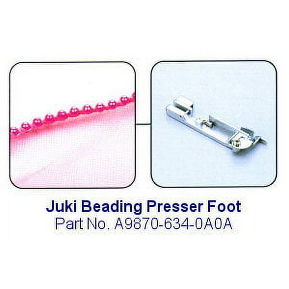 Juki Beading Serger Foot - Fits Juki MO-600, MO-700, MO-104D and MO-114D Sergers