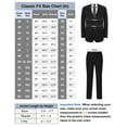 thumbnail image 2 of P&L Men's Suits Classic Fit 2 Piece Business Blazer & Pleated Pants, 2 of 5