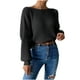 thumbnail image 2 of Suéter de cuello redondo para mujer, suéter informal de otoño e invierno, suéter de punto de manga larga, suéter de cuello redondo para mujer, abrigo para mujer, 2 of 4
