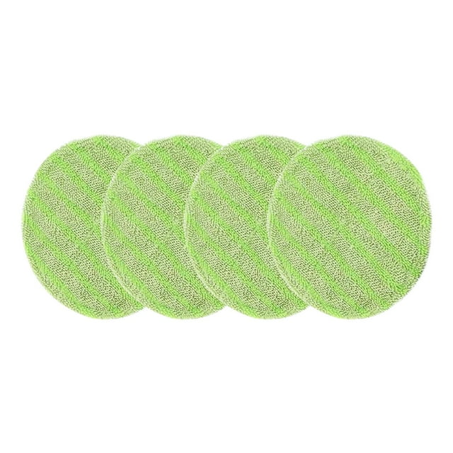 4 Pcs Tampons Rotatifs en Microfibre 6.5 Pouces pour Rotatif Électrique Vert