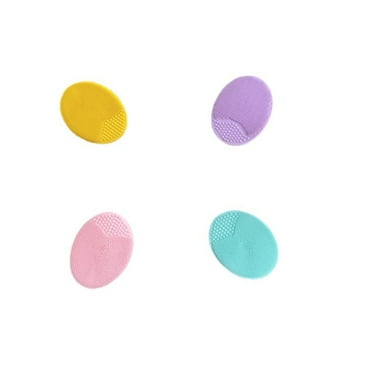 RAGUPEL Silicone Face Scrubber, Soft & Durable Face Wash Brush, Antiskid Design for Gentle Cleansing, 4-Pack