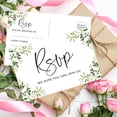 thumbnail image 3 of Koyal Wholesale 56-Pk RSVP Postcards for Wedding Greenery Foliage Cardstock Response Reply Cards, "4 x 6", 3 of 5