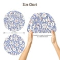 thumbnail image 5 of Yiaed Rabbit And Floral Print Satin Bonnet Silk Bonnet Hair Bonnet for Sleeping Hair Bonnets, 5 of 6
