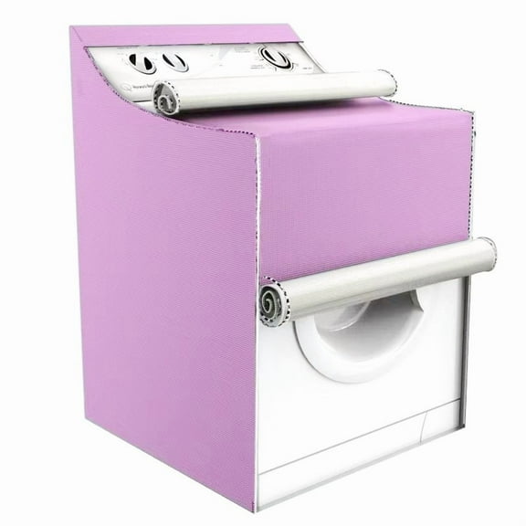 suxuMhao Washing Machine Cover-Appliance Covers,Dust Cover for Washing Machine,Waterproof Dustproof,Suitable for Front Loading & Top Loading Washing Machines, Size 29"W x 28"D x 43"H,1 Piece​,Pink