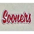 thumbnail image 2 of Sooners - Red/White - Team Mascot - Words/Names - Iron on Applique/Embroidered Patch, 2 of 2
