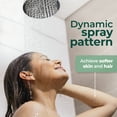 thumbnail image 4 of Winthorpe Rain Shower Head - High Pressure 1.8 GPM Low Flow Rate - Water Saving - Chrome, 4 of 6