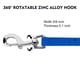 thumbnail image 5 of Correa de adiestramiento para perros Leash Qiaosite, impermeable y duradera, 3 m, azul, 5 of 7