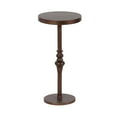 thumbnail image 5 of Kate and Laurel Stratton Round Pedestal Drink Table, 13 x 13 x 26, Bronze, Decorative Mini Table for Use as Indoor Plant Stand or Cute Martini Table, 5 of 10
