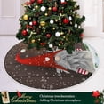 thumbnail image 6 of FMSHPON Christmas Tomte Xmas Christmas Tree Skirt Stand Mat for Holiday Party Decoration Indoor Outdoor 48 inches, 6 of 6