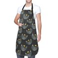 thumbnail image 3 of Uemuo Faces Of The Cat Pattern Waterproof Apron Adjustable Dishwasher Apron- Apron for Women Men Heavy Duty Work Apron for Dishwashing Chemical Lab, 3 of 9