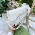 thumbnail image 3 of Women Trendy Saddle Shoulder Bag Clutch Purse Underarm Handbag Satchel HandBag Crossbody Bag, 3 of 5