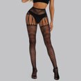 thumbnail image 2 of Intimates Tights Stocking Transparent Soft Lace Open Women Underwear Bodysuit, 2 of 2