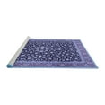 thumbnail image 2 of Ahgly Company Machine Washable Indoor Square Persian Blue Traditional Area Rugs, 3' Square, 2 of 4