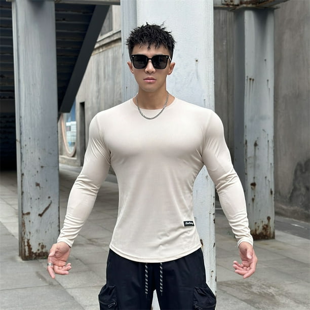 Outfit Camisa Gris Lisa Fitness Outfits Para Gym Hombre Camiseta