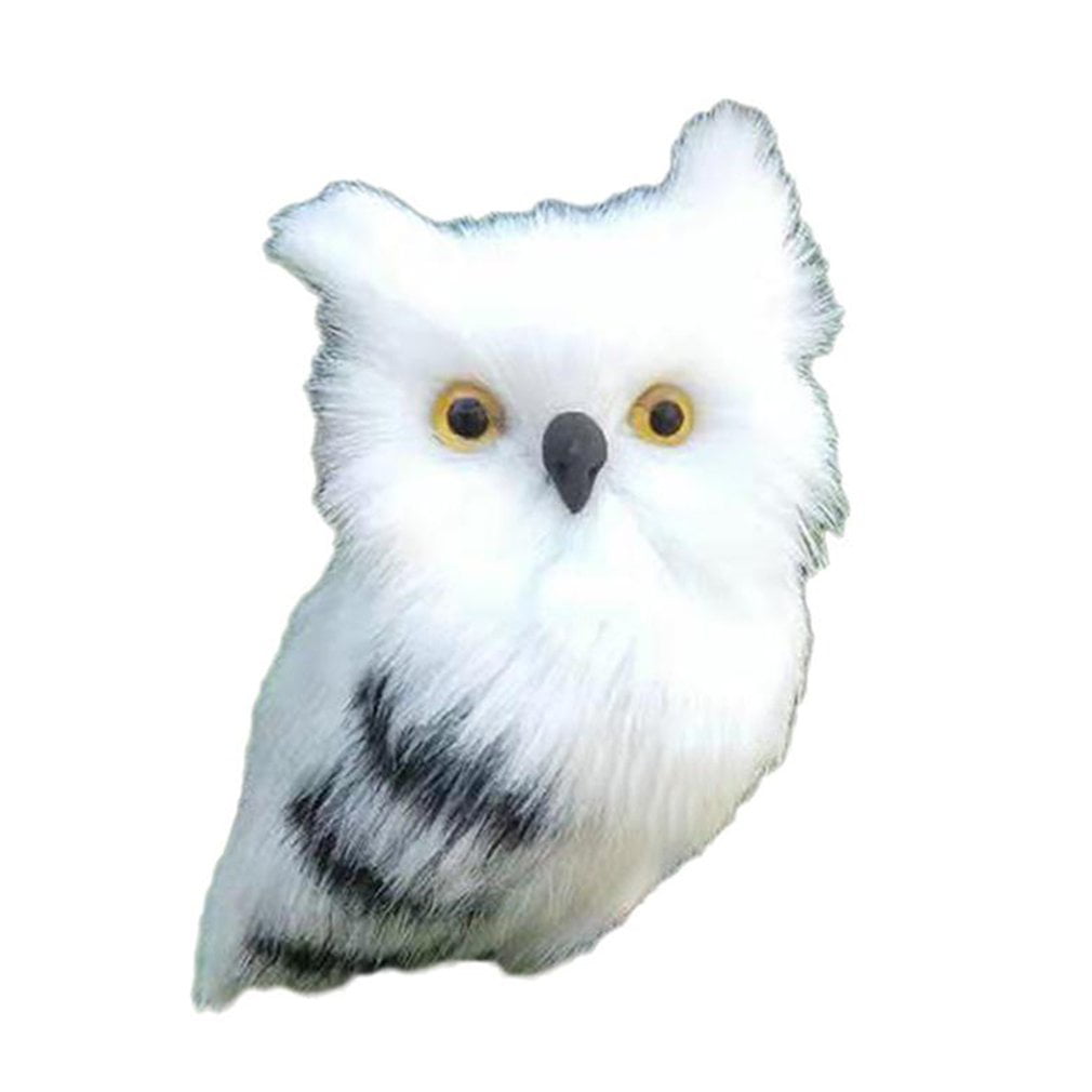 Simulation Lifelike Fur Plush Owl Christmas Tree Hanging Ornament Best Trendy 