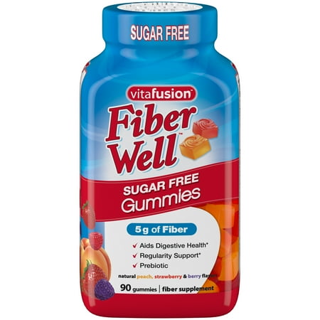 - Vitafusion Fiber Well Gummy Vitamins, 90 ct