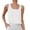 White, variant on Womens Plus Size Cropped Tank Tops Loose Fit Sleeveless Linen Cami Tops Causal Crew Neck Back Button down Summer Tops Yellow XXL