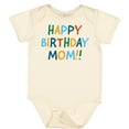 thumbnail image 3 of Inktastic Happy Birthday Mom Boys or Girls Baby Bodysuit, 3 of 5