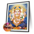 thumbnail image 1 of Cuadros Decorativos 5D bricolaje ronda completa taladro diamante pintura Buda elefante Home Decor (A482) Tmvgtek embutido en tela, 1 of 6